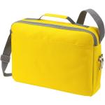 Gelbe Halfar Messetaschen mit Reißverschluss aus Polyester für Herren 