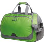 Apfelgrüne Halfar Herrensporttaschen 32l mit Reißverschluss aus Polyester mit Reflektoren 