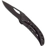 Haller Unisex – Erwachsene Minitame m. Clip, 420rsf Messer, schwarz, one Size