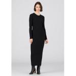 Reduzierte Schwarze Unifarbene Hallhuber Maxi Abendkleider rückenfrei mit Cutwork aus Polyamid Handwäsche für Damen Größe XS 