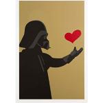Reduzierte Silberne Hallmark Star Wars Darth Vader Valentinskarten aus Papier 