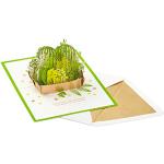 Goldene Hallmark Geburtstagskarten mit Kaktus-Motiv aus Papier 