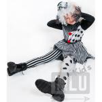 Schwarze Clown-Kostüme & Harlekin-Kostüme für Kinder 