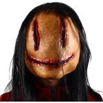 Emoji Smiley Horror-Masken aus Latex für Damen Größe M 