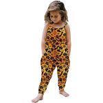 Orange Sensenmann-Kostüme für Kinder Größe 86 