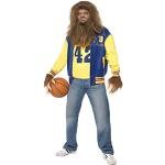 Blaue Smiffys Teen Wolf Werwolf-Kostüme aus Polyester für Herren Größe M 