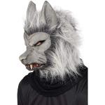 Reduzierte Graue Smiffys Werwolf-Masken aus Latex für Herren Einheitsgröße 