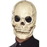 Reduzierte Weiße Smiffys Skelett-Masken & Totenkopf-Masken für Herren Einheitsgröße 