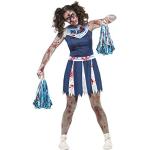 Blaue Smiffys Cheerleader-Kostüme für Damen Größe S 