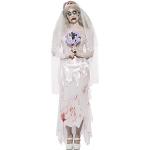 Weiße Smiffys Zombiebraut-Kostüme & Geisterbraut-Kostüme aus Polyester für Damen Größe S 