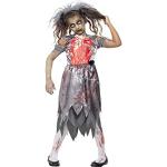 Graue Smiffys Zombiebraut-Kostüme & Geisterbraut-Kostüme aus Polyester für Kinder 