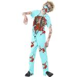 Blaue Smiffys Zombiearzt-Kostüme für Kinder 