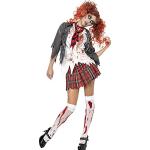 Reduzierte Graue Smiffys Zombieschulmädchen-Kostüme & Schulmädchen-Halloweenkostüme für Damen 