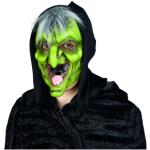 Grüne Hexenmasken 