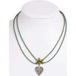 Olivgrüne Elegante Trachtenketten für Damen 