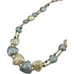 Halskette aus antikem Murano-Glas Murrina Venedig, L, Glas, Mehrfarbig