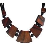 Halskette aus Sonor-Wood, Holz-Schmuck Modeschmuck