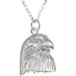 Silberne Silberketten mit Namen mit Adler-Motiv aus Silber graviert für Herren Weihnachten 