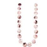 Rosa Perlenketten aus Glas für Damen 