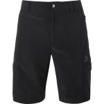 Schwarze Stretch-Shorts mit Reißverschluss aus Polyester für Herren Größe 3 XL für den für den Sommer 