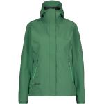 Reduzierte Grüne Wasserdichte Winddichte Halti Regenjacken aus Polyester mit Kapuze für Damen Größe L 