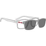 Sonnenbrillen Randlose rechteckige Sonnenbrille Frauen klare Farbe Quadrat  Sonnenbrille für Männer kleine Größe UV400
