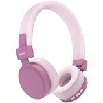 Hama Bluetooth Kopfhörer On-Ear (kabelloses Headset zum Telefonieren, Ohrhörer mit Mikrofon für 8h Gesprächszeit, Faltbare Stereo Headphones gepolstert, größenverstellbar) pink, 00184088