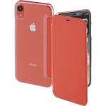 Korallenrote Hama iPhone 5/5S Hüllen Art: Flip Cases durchsichtig aus Kunststoff 