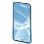 Blaue Hama Samsung Galaxy A21s Cases durchsichtig 
