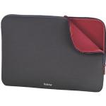 Rote Elegante Hama Laptop Sleeves & Laptophüllen mit Reißverschluss aus Neopren gepolstert 