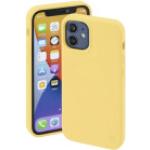 Gelbe Hama iPhone 12 Mini Hüllen aus Silikon für kabelloses Laden 