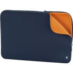 Blaue Hama Laptop Sleeves & Laptophüllen mit Reißverschluss aus Neopren gepolstert 