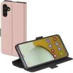 Pinke Unifarbene Hama Samsung Galaxy Hüllen Art: Flip Cases aus PU mit Schutzfolie 
