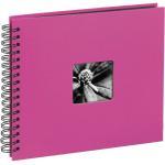 Hama Spiralalbum 36 x 32 cm, 50 Seiten, Photoalbum " Fine Art »Fotoalbum zum einkleben Pink«, Pink