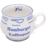 City Souvenir Shop Hamburger Kaffeepott, runde Form, Hamburg Kaffee-Becher mit Seemannsknoten