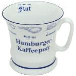 Hamburger Kaffeepott, schlanke Form, Hamburg Kaffe