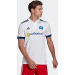 Weiße adidas Hamburger SV Hamburger SV Trikots mit Hamburg-Motiv für Herren - Heim 2021/22 