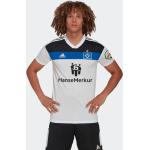 Weiße adidas Hamburger SV Hamburger SV Trikots für Herren zum Fußballspielen - Heim 2022/23 