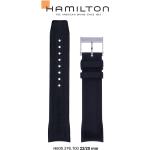 Hamilton Silikon/Kautschuk Seaview Band-set Kautschuk-schwarz-22/20 H691.376.100