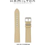 Khakifarbene Hamilton Khaki Uhrenarmbänder aus Leder mit Lederarmband 