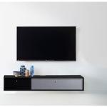 Reduzierte Silberne TV Schränke & Fernsehschränke aus Stahl Breite 100-150cm, Höhe 0-50cm, Tiefe 0-50cm 