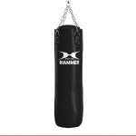 HAMMER BOXING Boxsack Premium Black Kick - Ideal für Box- und Kickbox-Training