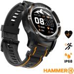 Hammer Watch Plus (60 mm, Metall, 4G), Sportuhr + Smartwatch