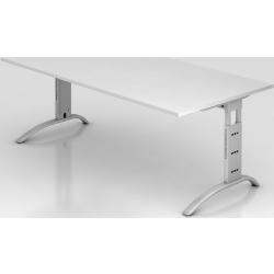 Hammerbacher Schreibtisch 200x100cm Weiß FS2E