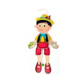 Abenteuer des Pinocchio Hampelmänner aus Birkenholz für 3 - 5 Jahre 