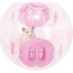Hamster Ball 16cm, Hamster Laufrad, Kleintier-Kunststoff-Laufrad, interessante Aktivität, die Langeweile aufkommen lässt (Rosa 16cm)