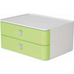 Limettengrüne Han Schubladenboxen DIN A5 aus Kunststoff 