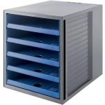 Reduzierte Blaue Schubladenboxen DIN A4 aus Kunststoff stapelbar 