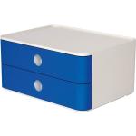 Royalblaue Han Schubladenboxen DIN A5 aus Kunststoff 