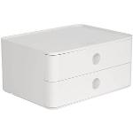 Weiße Han Schubladenboxen DIN A5 aus Kunststoff 